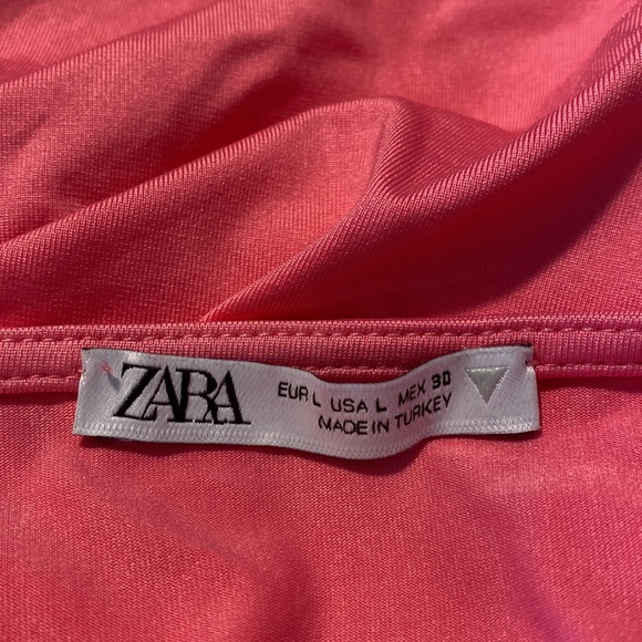Zara Pink Bodysuit. Size Large - Picture 3 of 4
